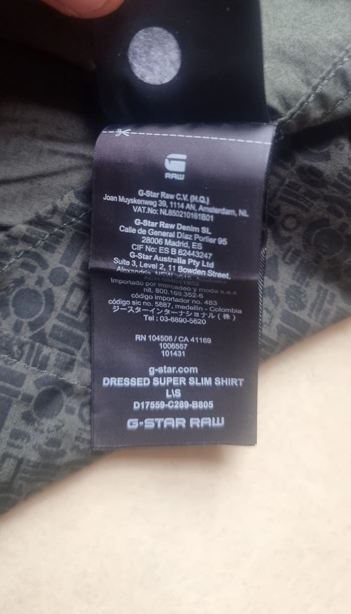 Chemise G-Star Raw - photo numéro 5