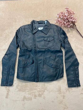 Blouson simili cuir garçon 10 ans