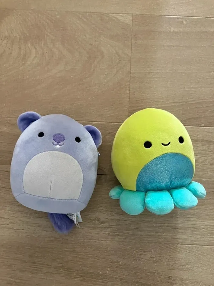 Lot de 2 peluches Squishmallows