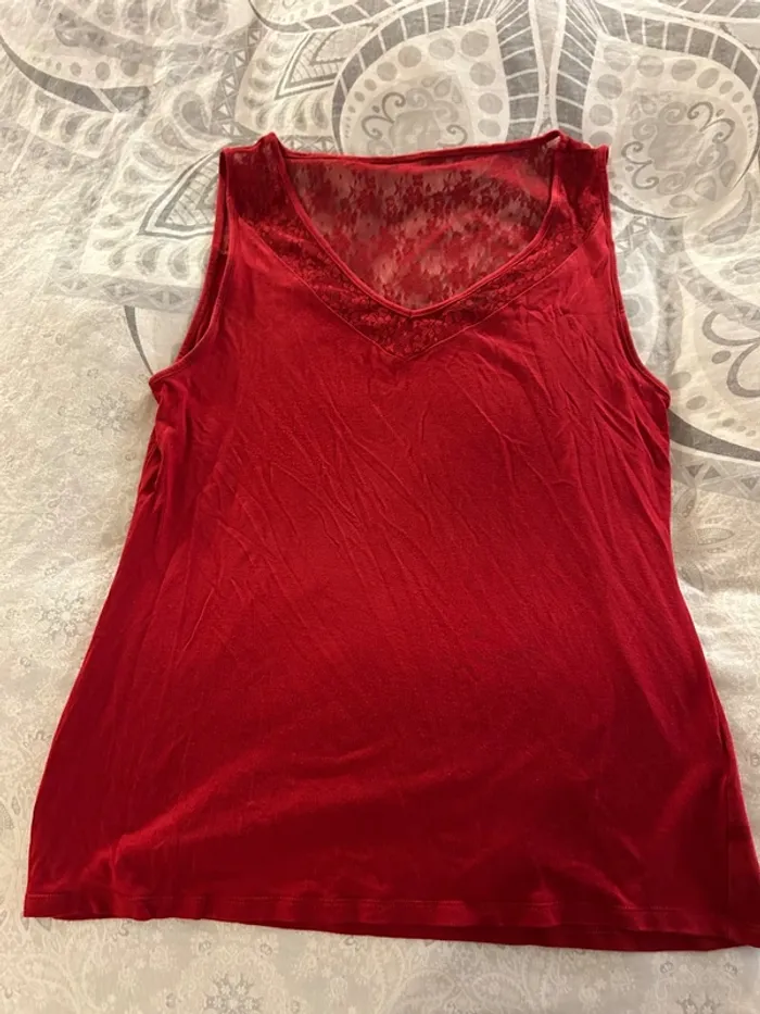 Débardeur rouge