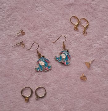 Boucles d'oreilles Bourriquet Winnie l'ourson Disney