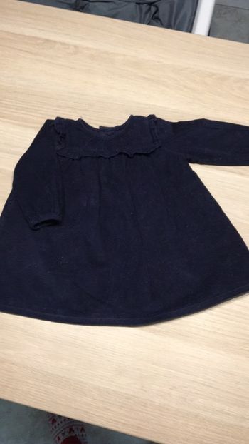 Robe velours bout chou