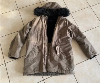 Parka femme kaki
