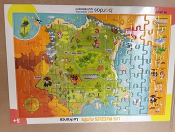 Puzzle France à partir de 5 ans BORDAS NEUF