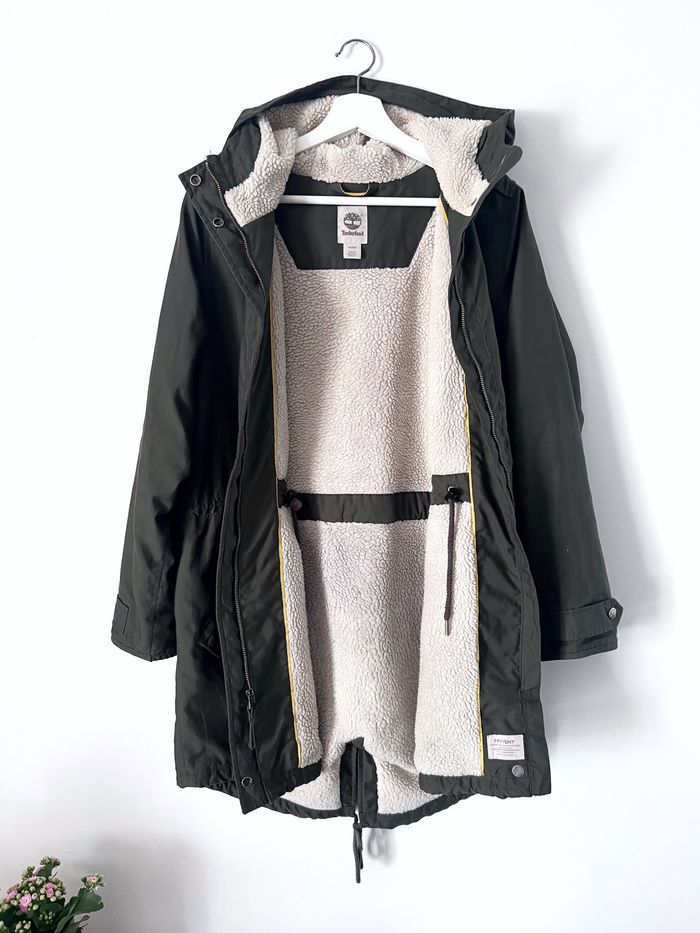 Parka manteau femme timberland taille 38/M capuche - photo numéro 4