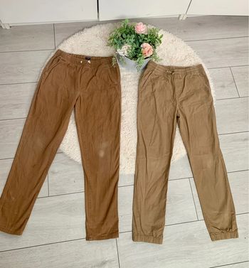 Lot 2pantalons marrons
