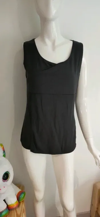 T shirt noir de sport, domyos