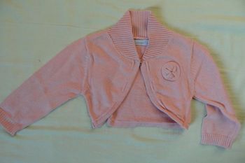 Gilet cache coeur fille, In Extenso, taille 6 mois