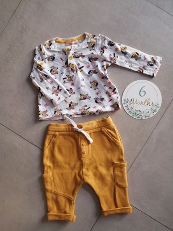 Ensemble pantalon t-shirt chien 6 mois