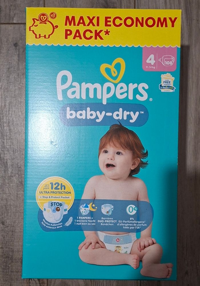 Pampers Baby dry taille 4 - photo numéro 2