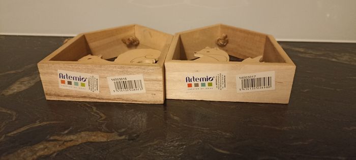 Décoration animaux en bois à suspendre - photo numéro 3