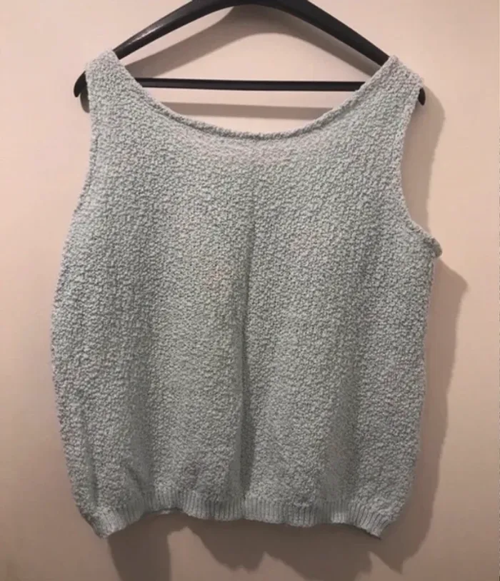 Haut débardeur femme bleu turquoise taille XL - photo numéro 2