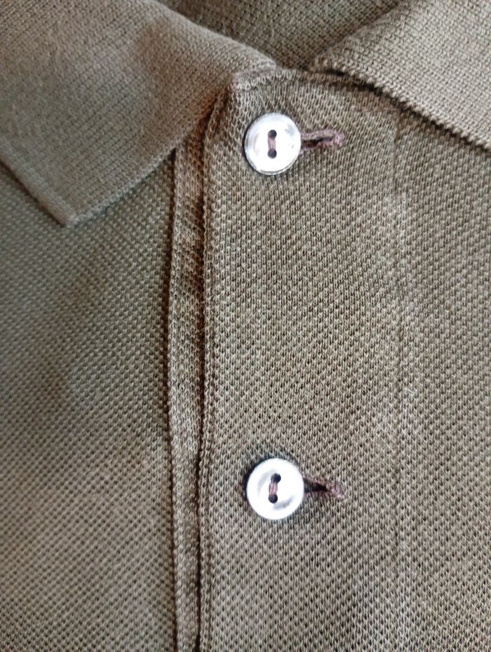 Polo Lacoste marron clair – taille 5 (L) - photo numéro 6