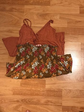 Lot de 2 débardeur à fines bretelles