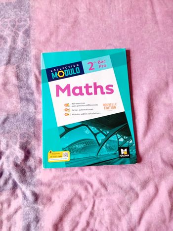 Cahier d'exercice de math 2de bac pro neuf