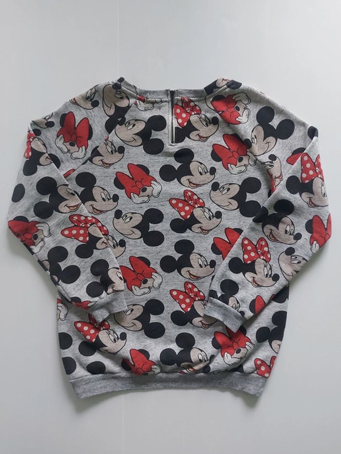 Sweat Mickey/Minnie taille M (noté L mais taille petit voir mesures) - photo numéro 4