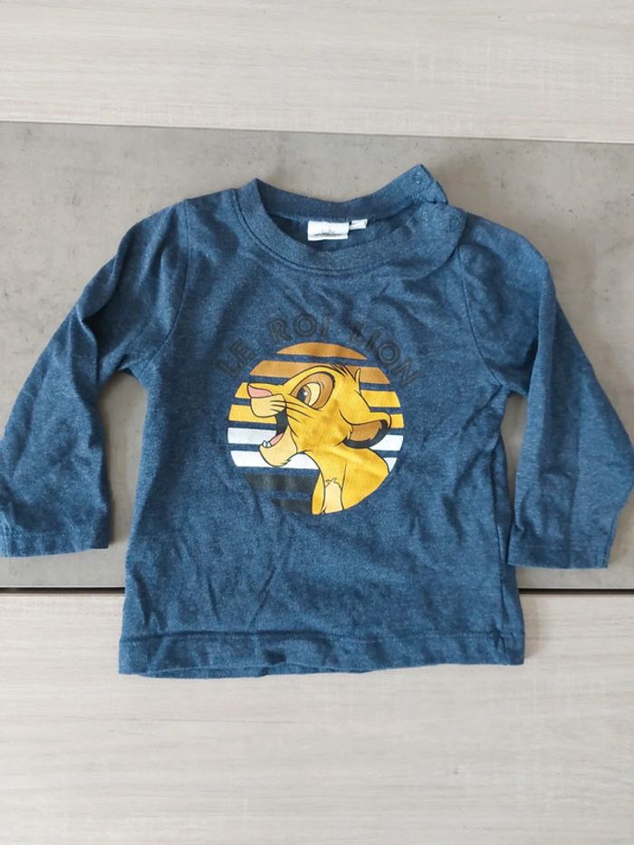 Tee-shirt manches longues / Disney Baby / 9 mois