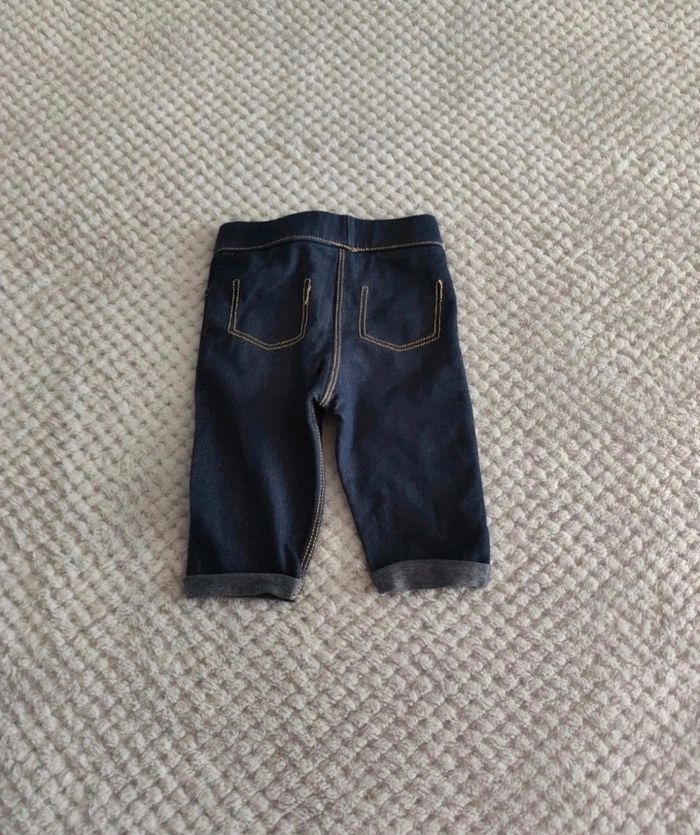 Joli Pantalon Jeggings Bébé type Denim Confortable 3 mois - photo numéro 2