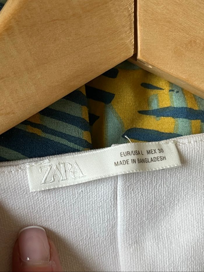 Top Zara couleur crème taille L - photo numéro 3