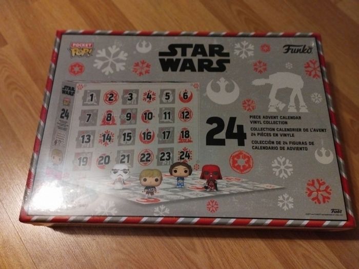 Calendrier avent Star Wars funko pop pocket neuf - photo numéro 3