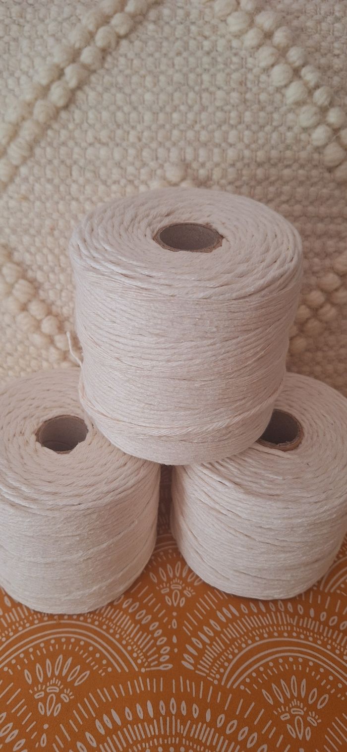 Lot de 3 bobines macramé