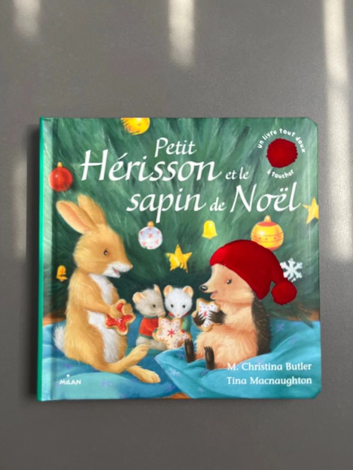 Livre petit hérisson et le Sapin de Noël