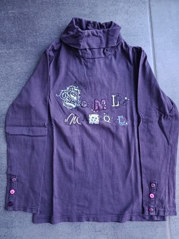 Haut manches longues fille 8 ans