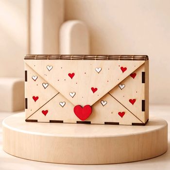 Enveloppe en bois Personnalisable 