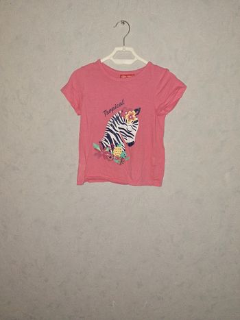 Tee shirt tissaia rose 6 ans