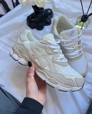 ASICS Gel NYC beige blanche Crème 41