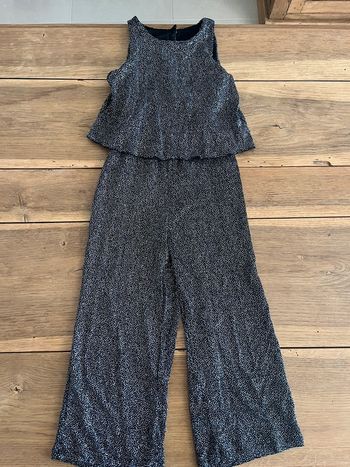 Combinaison noire à paillettes Zara