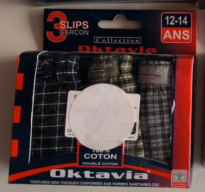 Lot de deux paquets slip enfant