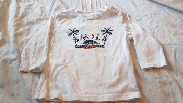 T-tshirt 6 mois gemo 0€50 -50% dès 2 achetés