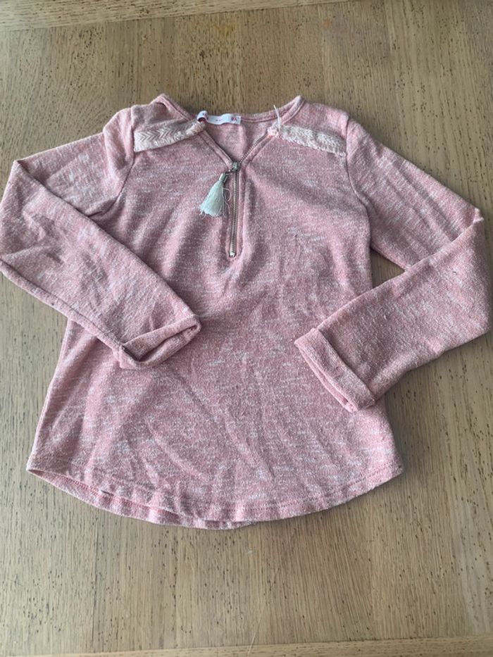 Haut rose gemo taille 8ans