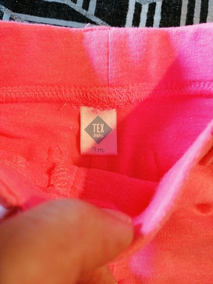 Pantalon TeX t-shirt lulu castagnette 3 mois - photo numéro 3