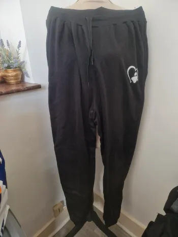 Pantalon de jogging pâte de chien cœur noir