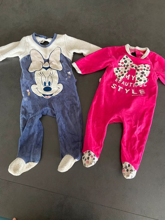Lot de 2 pyjamas fille 9 mois
