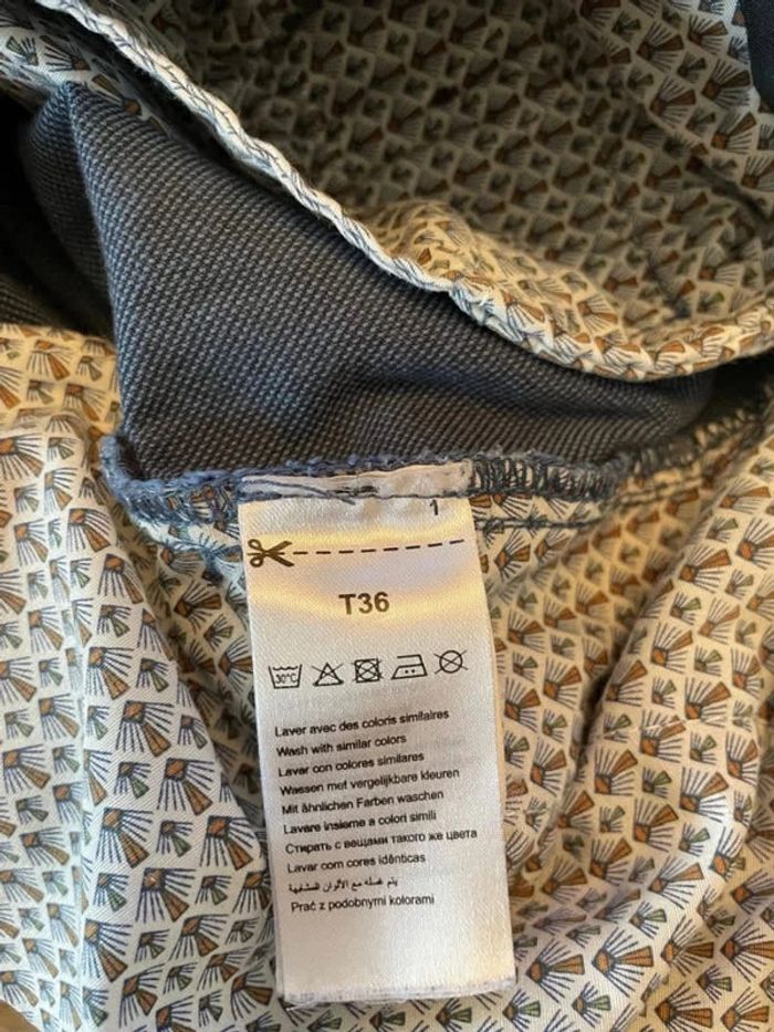 Pantalon bleu slim 36 - photo numéro 4