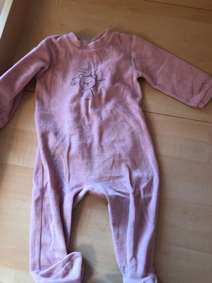Pyjama velours fille 12 mois absorba