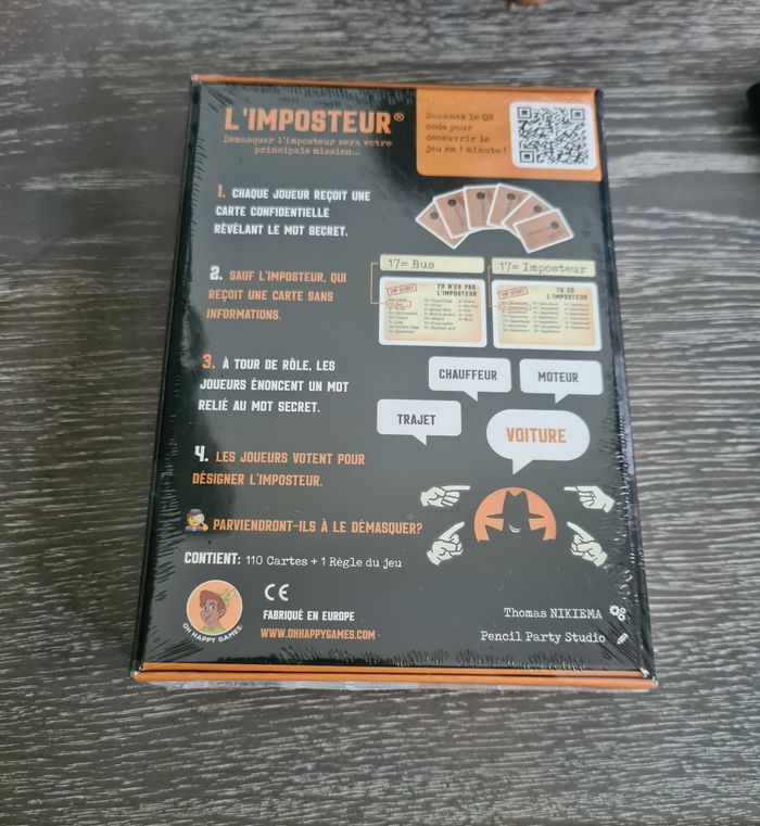 Jeu de société l'imposteur - photo numéro 3