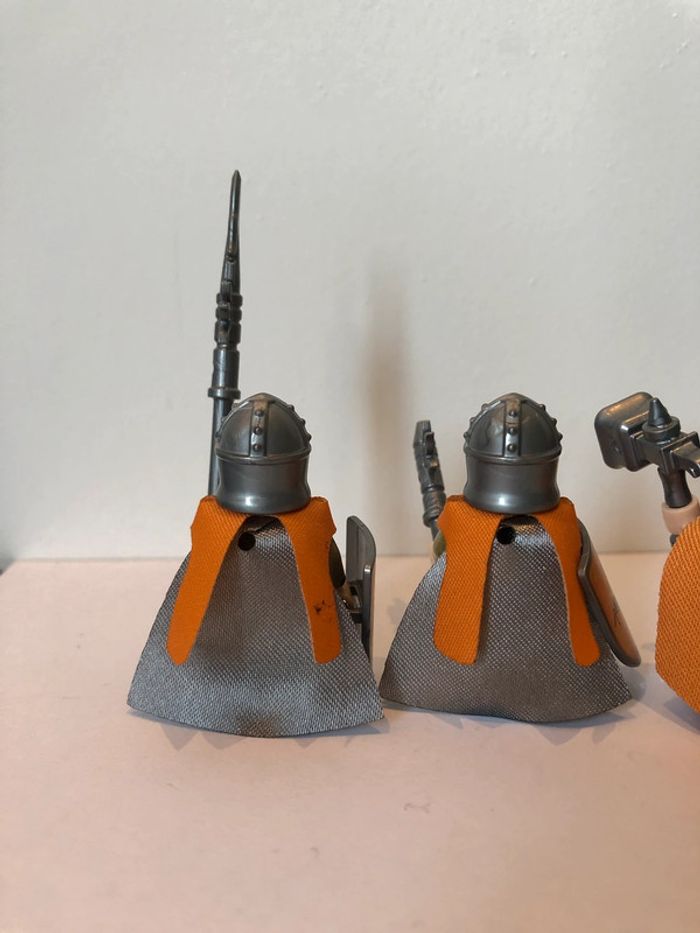 Figurine type lego Roi Stannis Barathéon et 4 soldats game of thrones - photo numéro 9