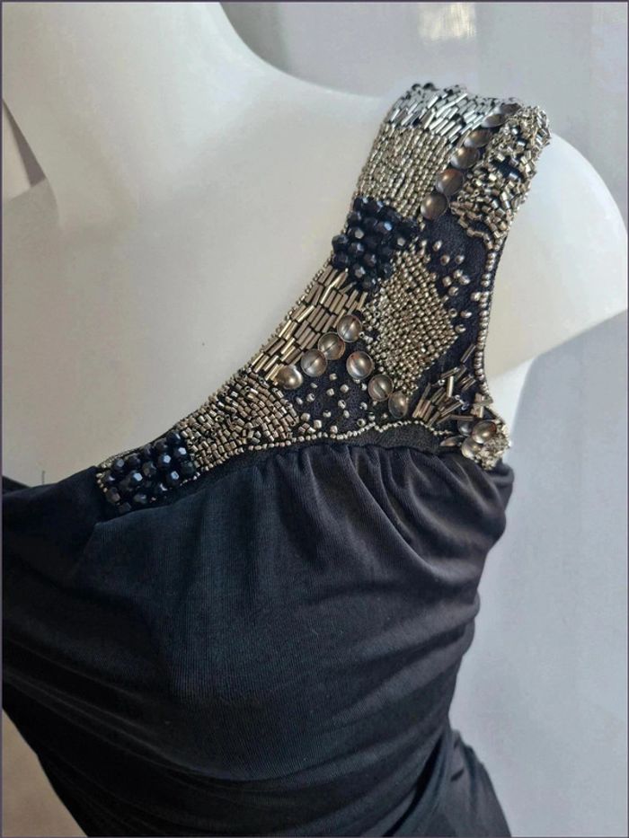 Magnifique robe de soirée noire sexy - Taille S - Bitter Sweet - photo numéro 3