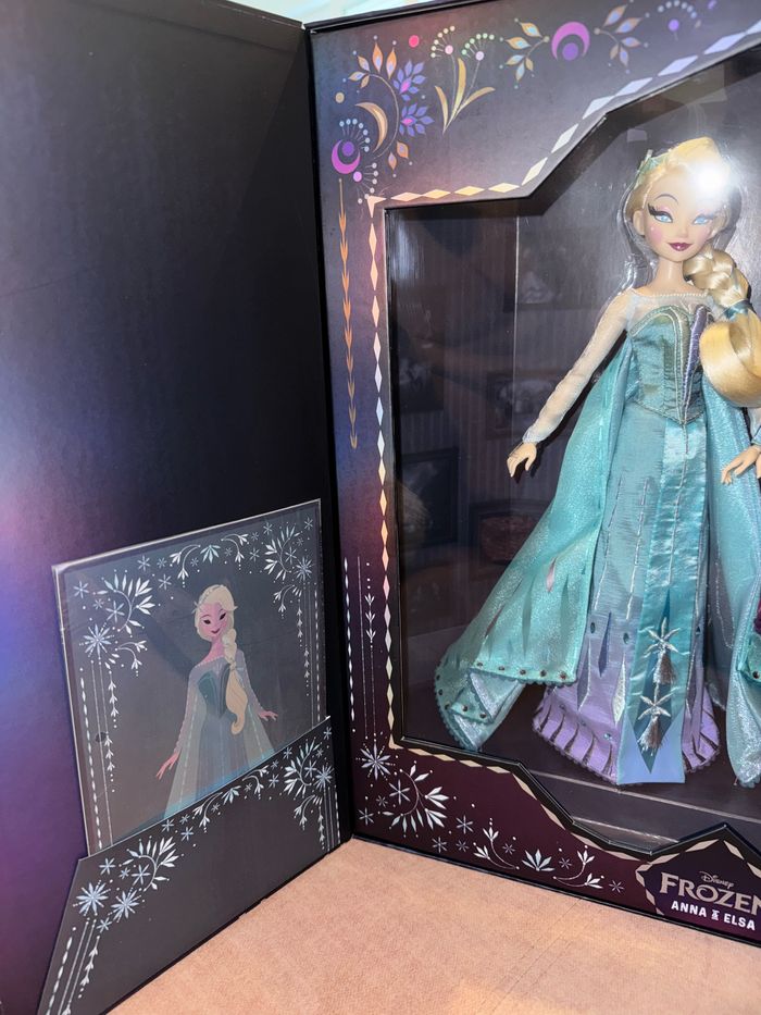 Poupée Elsa Anna Disney de collection - photo numéro 2
