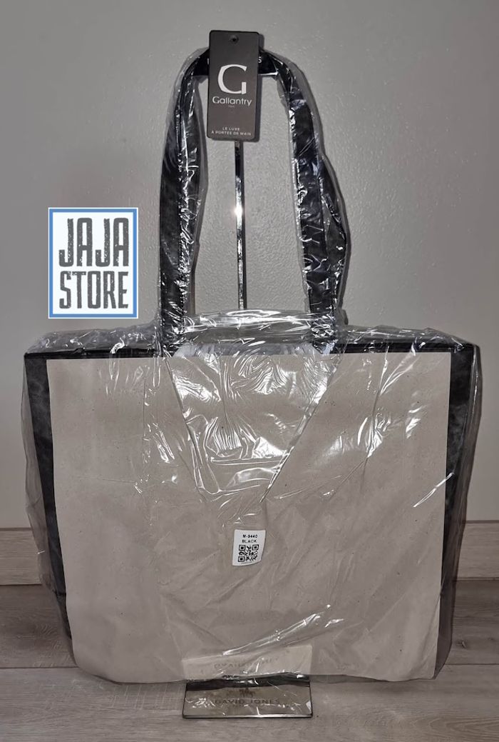 Sac à Main effet Denim Noir, Gallantry Paris - photo numéro 9