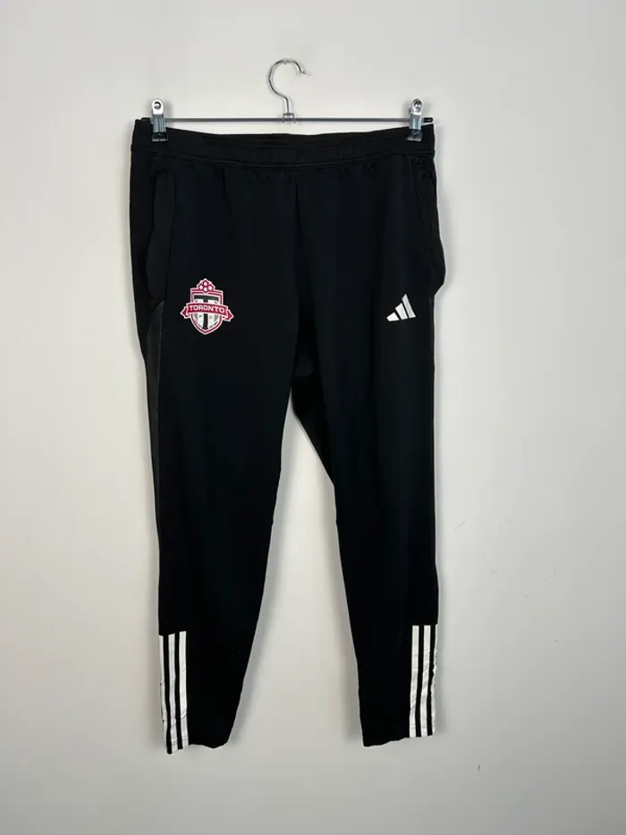 Trackpants Adidas Homme Toronto Noir/Blanc Taille L | Très Bon État | JG26