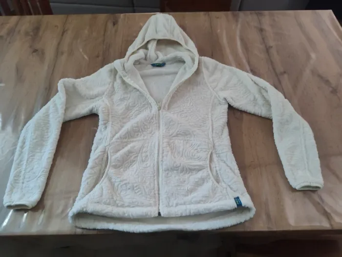Veste polaire Meru blanche Taille 42. Chaleur et confort garantis !