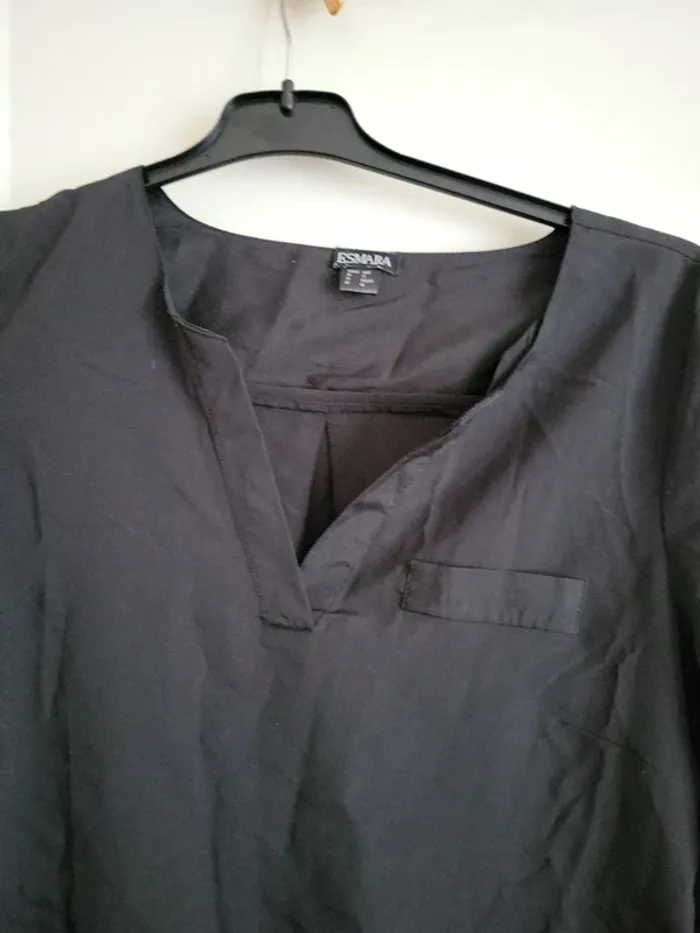 Blouse fluide noire esmara - photo numéro 2