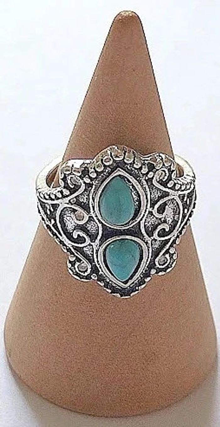 Bague turquoise - photo numéro 2