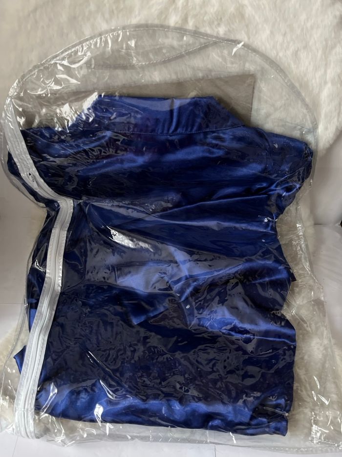 Déguisement Hindoue, Indien, Bollywood, Maharani bleu et rouge taille S - photo numéro 3