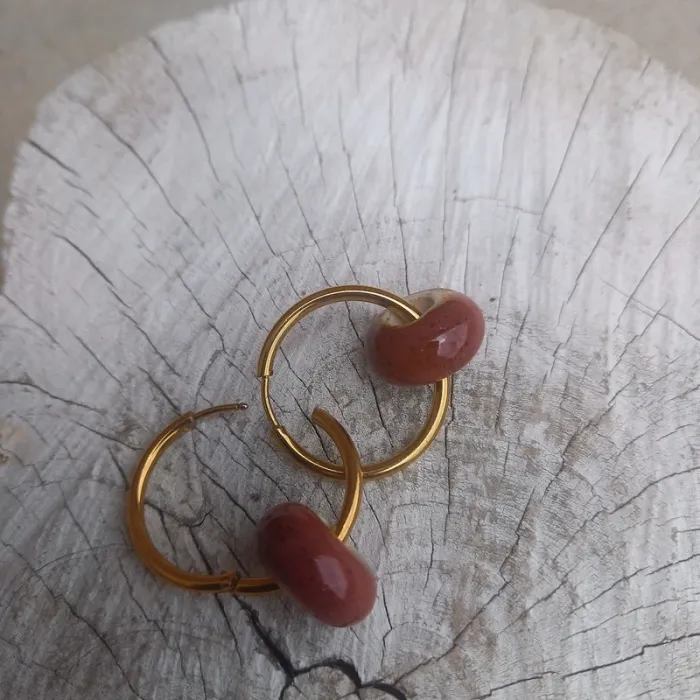 Boucles d'oreilles créoles - photo numéro 3
